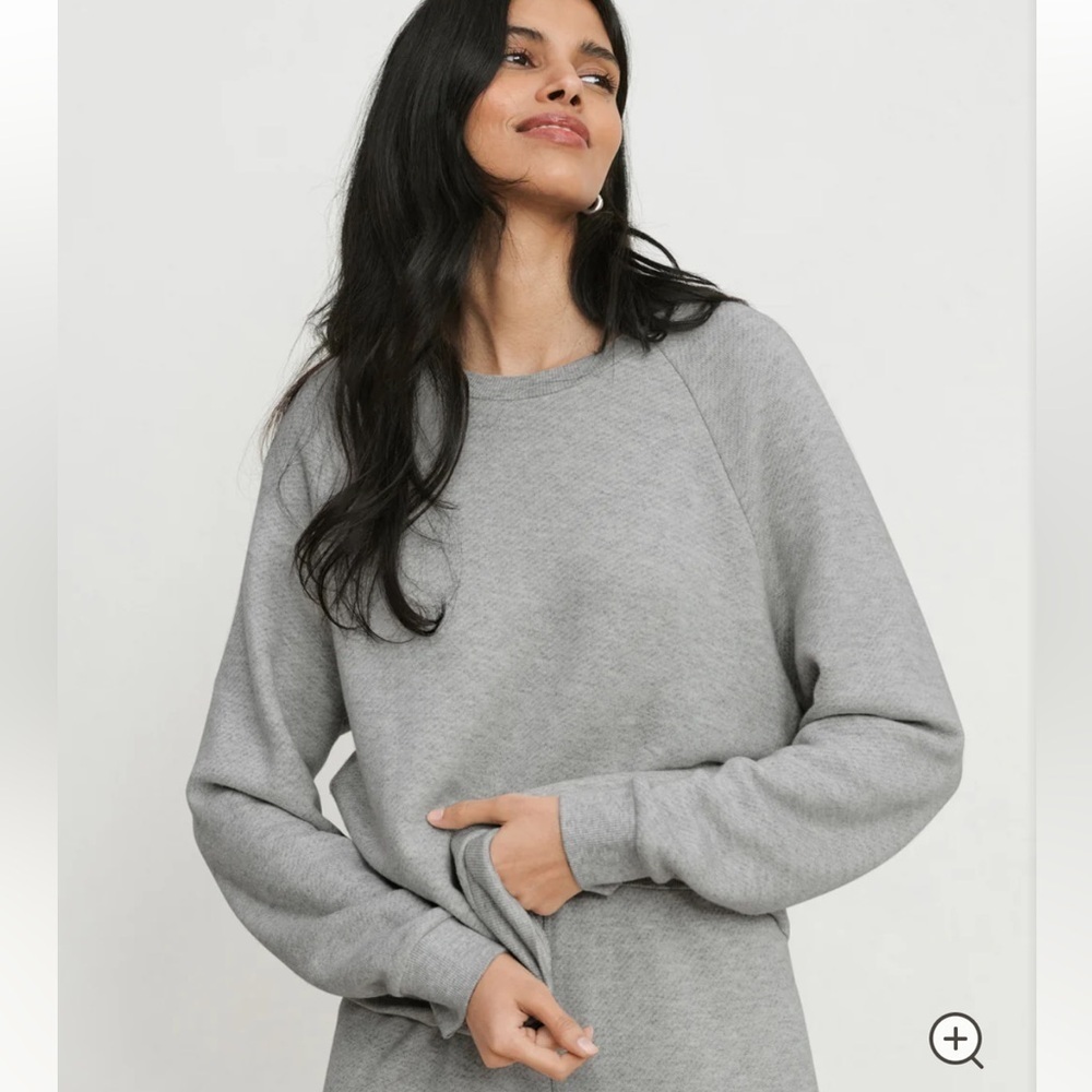 JENNI KAYNE Saturday Sweatshirt Grey